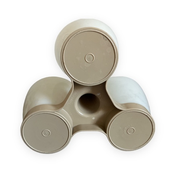 Vintage Tupperware 757-1 Condiment Serving Caddy No‎ Lids - Picture 2 of 4